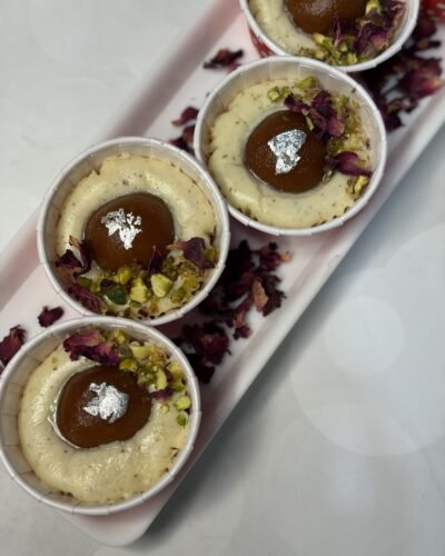 Gulab Jamun Cheese Cupcake